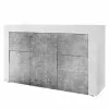 LC Spa Sideboard Easy II - Hochglanz Weiß / Beton Dekor -Buromobel Verkaufe 1000178265 201029 08525700573 IMAGE P000000001000178265