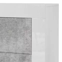 LC Spa Sideboard Easy II - Hochglanz Weiß / Beton Dekor -Buromobel Verkaufe 1000178265 201029 08531000576 DETAILS P000000001000178265