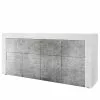 LC Spa Sideboard Easy III - Hochglanz Weiß / Beton Dekor -Buromobel Verkaufe 1000178268 201029 08541000591 IMAGE P000000001000178268