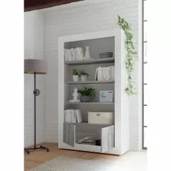 LC Spa Regal Urbino - Hellgrau / Weiß -Buromobel Verkaufe 1000178464 201029 09100300826 MOOD DETAILS P000000001000178464 mood