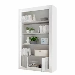 LC Spa Regal Urbino - Hellgrau / Weiß -Buromobel Verkaufe 1000178464 201029 09101300829 DETAILS P000000001000178464