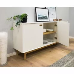 Tenzo Sideboard Svea II - Weiß / Eiche Dekor -Buromobel Verkaufe 1000179426 190724 06293200200 MOOD DETAILS P000000001000179426 mood