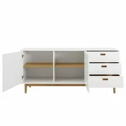 Tenzo Sideboard Svea II - Weiß / Eiche Dekor -Buromobel Verkaufe 1000179426 210728 10150400046 DETAILS P000000001000179426