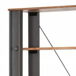 Red Living Regal Linx - Mango massiv - Mango / Stahl Dekor - Breite: 150 cm -Buromobel Verkaufe 1000180835 190705 10234000018 DETAILS P000000001000180835