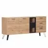 Red Living Sideboard Relva - Eiche teilmassiv / Metall - Eiche / Schwarz 1 Red Living Sideboard Relva - Eiche teilmassiv / Metall - Eiche / Schwarz -Buromobel Verkaufe 1000182213 190830 11040200048 IMAGE P000000001000182213