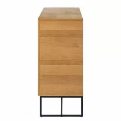 Ars Natura Sideboard Nozza II - Echtholzfurnier - Eiche / Schwarz -Buromobel Verkaufe 1000182814 200214 14501800003 DETAILS P000000001000182814