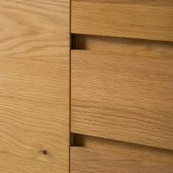 Ars Natura Sideboard Nozza II - Echtholzfurnier - Eiche / Schwarz -Buromobel Verkaufe 1000182814 200214 14501900006 DETAILS P000000001000182814