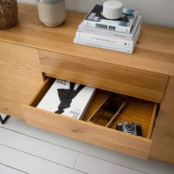 Ars Natura Sideboard Nozza II - Echtholzfurnier - Eiche / Schwarz -Buromobel Verkaufe 1000182814 200306 14374700003 MOOD DETAILS P000000001000182814 mood