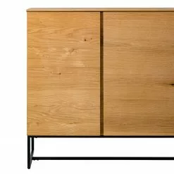 Ars Natura Sideboard Nozza I - Echtholzfurnier - Eiche / Schwarz -Buromobel Verkaufe 1000182824 200214 14501900040 DETAILS P000000001000182824
