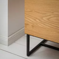 Ars Natura Sideboard Nozza I - Echtholzfurnier - Eiche / Schwarz -Buromobel Verkaufe 1000182824 200306 14374700014 MOOD DETAILS P000000001000182824 mood