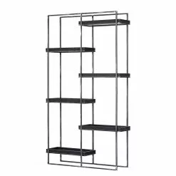 Red Living Regal Pondo - Akazie massiv / Metall - Akazie Schwarz / Schwarz