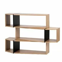 Temahome Regal One II - Eiche / Schwarz -Buromobel Verkaufe 1000183984 190806 13222900005 DETAILS P000000001000183984