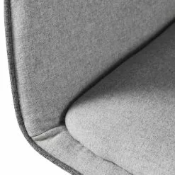 Fredriks Bürodrehstuhl Skabu - Webstoff / Metall - Chrom - Grau -Buromobel Verkaufe 1000184188 200207 09400300009 DETAILS P000000001000184188