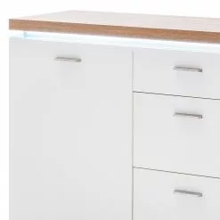 Loftscape Sideboard Mundai - Inkl. Beleuchtung - Weiß / Eiche Wotan Dekor -Buromobel Verkaufe 1000184644 190827 14261700097 DETAILS P000000001000184644