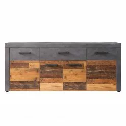 Trendteam Sideboard Indy - Altholz Pinie Dekor / Vintage Grau -Buromobel Verkaufe 1000185525 190905 12593600107 DETAILS P000000001000185525