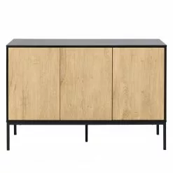 Red Living Sideboard Coogee - Wildeiche Hell Dekor / Schwarz -Buromobel Verkaufe 1000185571 200902 11590300003 DETAILS P000000001000185571