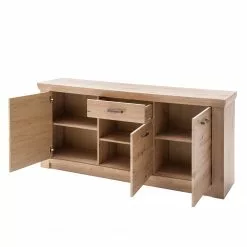 Naturoo Sideboard Mendes - Balkeneiche Dekor / Anthrazit -Buromobel Verkaufe 1000187560 190920 09480400051 DETAILS P000000001000187560