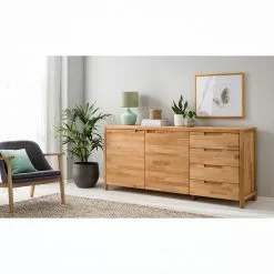 Ars Natura Sideboard IvoWood - Buche massiv -Buromobel Verkaufe 1000188634 200227 06075100020 MOOD DETAILS P000000001000188634 mood