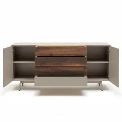 GWINNER Sideboard Misano - Saharagrau / Balkeneiche - Mit Beleuchtung 9 GWINNER Sideboard Misano - Saharagrau / Balkeneiche - Mit Beleuchtung -Buromobel Verkaufe 1000188657 190926 16594100052 DETAILS P000000001000188657
