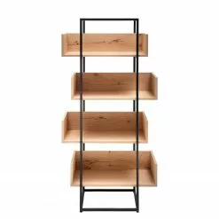 GWINNER Regal Style I - Echtholzfurnier / Metall - Eiche / Anthrazit -Buromobel Verkaufe 1000188718 190926 06084000013 DETAILS P000000001000188718