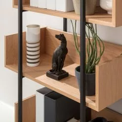 GWINNER Regal Style I - Echtholzfurnier / Metall - Eiche / Anthrazit -Buromobel Verkaufe 1000188718 190926 06084000014 DETAILS P000000001000188718