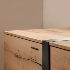 GWINNER Sideboard Style - Echtholzfurnier / Metall - Eiche / Anthrazit -Buromobel Verkaufe 1000188721 190926 06085100030 DETAILS P000000001000188721