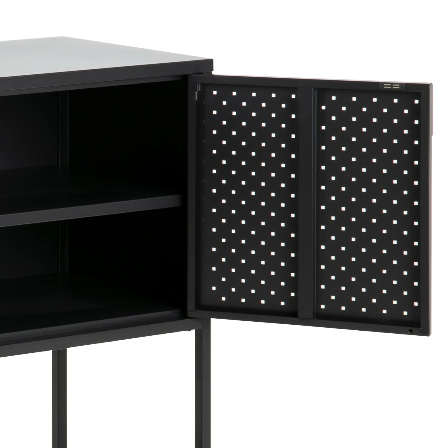 Norrwood Sideboard Cascavel - Metall - Schwarz 7 Norrwood Sideboard Cascavel - Metall - Schwarz – Bild 5