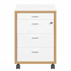 Germania Rollcontainer Svene - Weiß / Eiche Sonoma Dekor -Buromobel Verkaufe 1000189534 191022 12044900065 DETAILS P000000001000189534