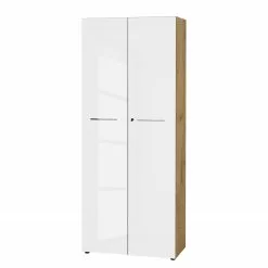 Germania Büroset Monteria III (2-teilig) - Glas - Weiß / Eiche Navarra Dekor -Buromobel Verkaufe 1000189538 191022 12045300100 DETAILS P000000001000189538