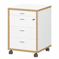 Germania Büroset Svene (2-teilig) - Weiß / Eiche Sonoma Dekor -Buromobel Verkaufe 1000189541 191022 12045800138 DETAILS P000000001000189541