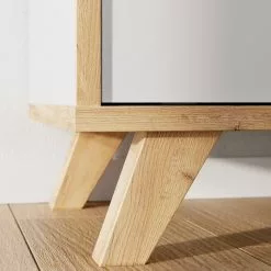 Germania Büroset Svene (4-teilig) - Weiß / Eiche Sonoma Dekor -Buromobel Verkaufe 1000189548 191022 12050600198 DETAILS P000000001000189548