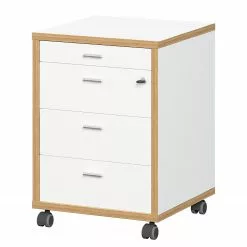 Germania Büroset Svene (4-teilig) - Weiß / Eiche Sonoma Dekor -Buromobel Verkaufe 1000189548 191022 12050600204 DETAILS P000000001000189548