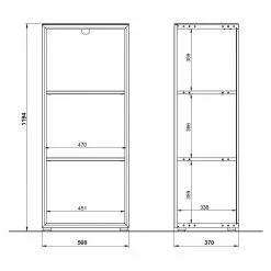 Germania Büroset Monteria I (5-teilig) - Glas - Weiß / Chrom -Buromobel Verkaufe 1000191067 191016 08103100019 SKETCH DETAILS P000000001000191067 sketch