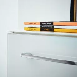 Germania Büroset Monteria I (5-teilig) - Glas - Weiß / Chrom -Buromobel Verkaufe 1000191067 191016 08103100025 DETAILS P000000001000191067