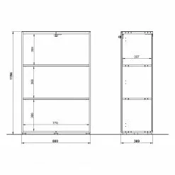 Germania Büroset Monteria V (3-teilig) - Glas - Weiß / Chrom -Buromobel Verkaufe 1000191084 191016 08104200127 SKETCH DETAILS P000000001000191084 sketch