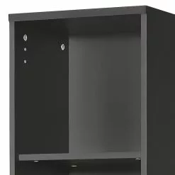 Furnitive Aktenregal Buzy - Hochglanz Weiß / Anthrazit -Buromobel Verkaufe 1000191311 191031 16045300015 DETAILS P000000001000191311