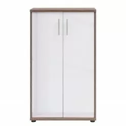 Furnitive Aktenschrank Arcon II - Trüffeleiche Dekor / Hochglanz Weiß -Buromobel Verkaufe 1000191324 191031 16045500052 DETAILS P000000001000191324