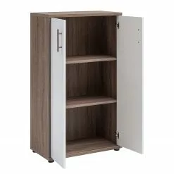 Furnitive Aktenschrank Arcon II - Trüffeleiche Dekor / Hochglanz Weiß -Buromobel Verkaufe 1000191324 191031 16045500053 DETAILS P000000001000191324