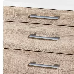 Furnitive Standcontainer Lezan - Silber - Eiche Sonoma Dekor / Weiß -Buromobel Verkaufe 1000191326 191031 16045500061 DETAILS P000000001000191326