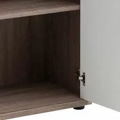 Furnitive Regal Arcon II - Trüffeleiche Dekor / Hochglanz Weiß -Buromobel Verkaufe 1000191349 191031 16045900133 DETAILS P000000001000191349