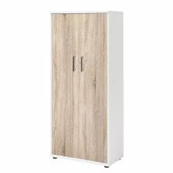 Furnitive Aktenschrank Lezan I - Eiche Sonoma Dekor / Weiß