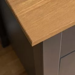 Maison Belfort Sideboard Rivery - Kiefer massiv - Anthrazit -Buromobel Verkaufe 1000193132 200302 15340800010 DETAILS P000000001000193132