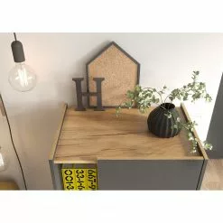 Germania Aktenschrank Austin I - Graphit / Navarra Eiche Dekor -Buromobel Verkaufe 1000196998 191203 06445800051 DETAILS P000000001000196998 1