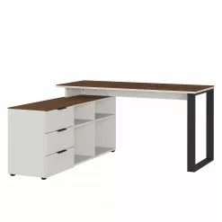 Germania Büroset Ancona I (2-teilig) - Metall - Kaschmir / Nussbaum Dekor -Buromobel Verkaufe 1000197004 191203 06450000091 DETAILS P000000001000197004