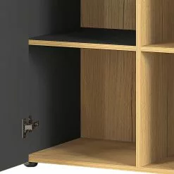 Germania Büroset Austin (2-teilig) - Graphit / Navarra Eiche Dekor -Buromobel Verkaufe 1000197005 191203 06450000108 DETAILS P000000001000197005