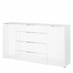 Maja Möbel Sideboard Trend I - Glas - Weiß
