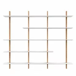 Tenzo Regal Bridge IV - Buche teilmassiv - Buche / Weiß