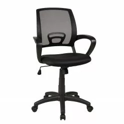 Duo Collection Bürodrehstuhl Tom - Netzstoff / Nylon - Schwarz - Schwarz -Buromobel Verkaufe 1000198945 200127 16101900028 DETAILS P000000001000198945