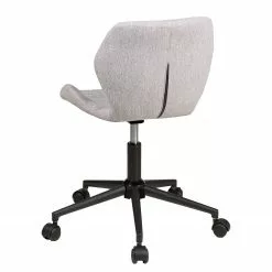 Duo Collection Bürodrehstuhl Marie II - Webstoff / Stahl - Hellgrau / Schwarz -Buromobel Verkaufe 1000198946 200127 16101900032 DETAILS P000000001000198946