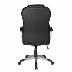 Duo Collection Bürodrehstuhl Julius - Kunstleder / Nylon - Schwarz / Silber -Buromobel Verkaufe 1000198951 200127 16102000054 DETAILS P000000001000198951